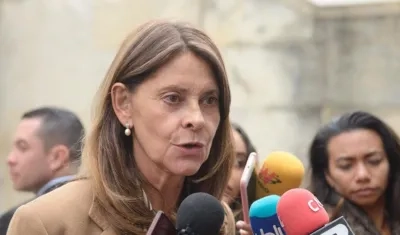 Vicepresidente de la República, Marta Lucía Ramírez.