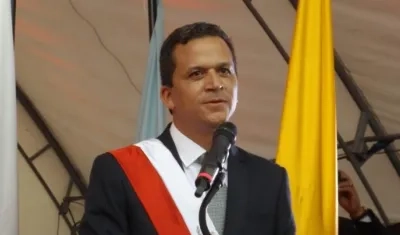 Juan Carlos Saldarriaga,, alcalde de Soacha.