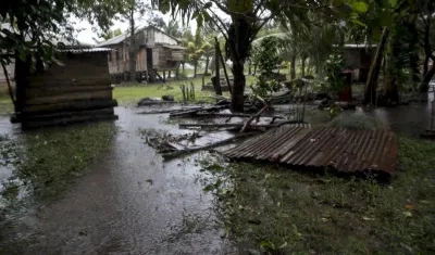 Los daños en Nicaragua.