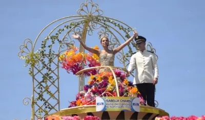 Isabella Chams, Reina del Carnaval 2020.