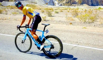 Nelson Soto, ciclista barranquillero del Colombia Tierra de Atletas. 