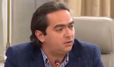 El Viceministro de Hacienda, Juan Alberto Londoño Martínez.