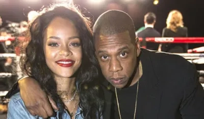 La cantante Rihanna y el rapero Jay-Z.