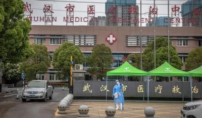 Un hospital en Wuhan, China.