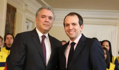 Presidente Iván Duque y Ministro Ernesto Lucena
