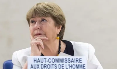 La alta comisionada de la ONU para los Derechos Humanos, Michelle Bachelet. 