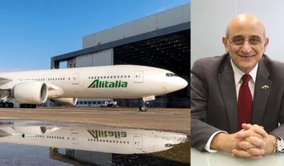 El empresario Germán Efromovich está interesado en la aerolínea Alitalia.