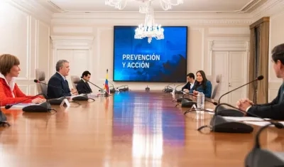 Presidente Iván Duque durante el programa Prevención y Acción.