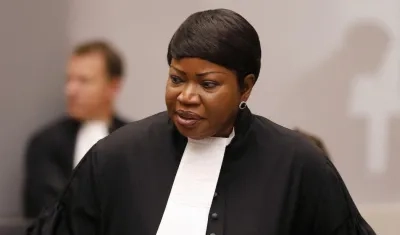 Fatou Bensouda, fiscal jefe de la Corte Penal Internacional (CPI).