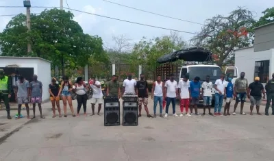 18 capturas en rumba clandestina en Cartagena