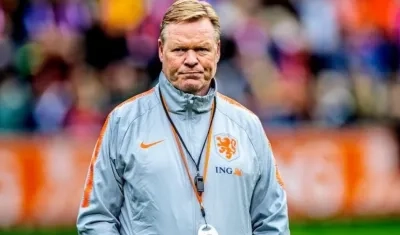 El seleccionador de Holanda, Ronald Koeman.