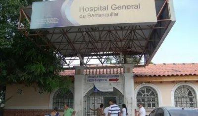 El hombre herido fue remitido al Hospital General de Barranquilla.