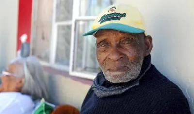 Fredie Blom, con 116 años, era uno de los hombres más viejos del mundo.