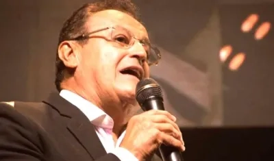 El cantante Ismael Miranda, en una de sus presentaciones.