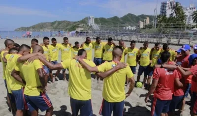 Selección Colombia de fútbol playa. 