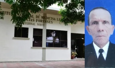 El cuerpo de Ricardo Niebles Mercado fue llevado a Medicina Legal. 