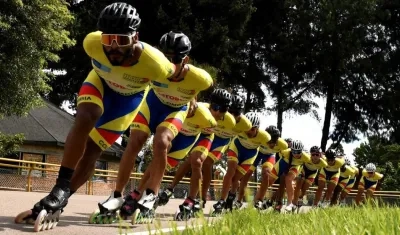 Alex Cujavante encabeza la fila de corredores de Colombia. 