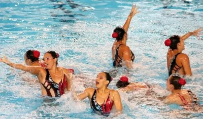 Selección Colombia de nado sincronizado. 