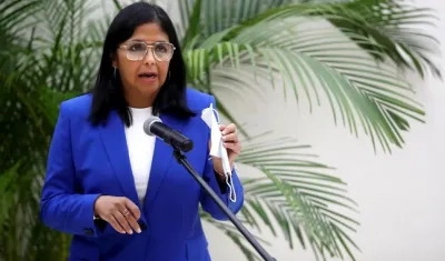La vicepresidenta de Venezuela, Delcy Rodríguez.
