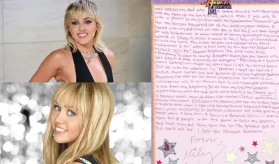 Miley Cyrus se hizo famosa con Hannah Montana.