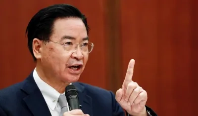 El ministro de Exteriores taiwanés, Joseph Wu. 