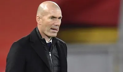Zinedine Zidane, técnico del Real Madrid.