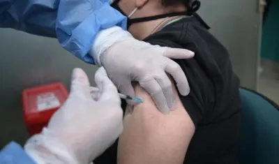 Vacunación en Bogotá.