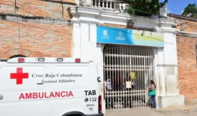 El extranjero fue remitido al Hospital General de Barranquilla. 