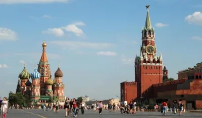 La Plaza Roja de Moscú. 