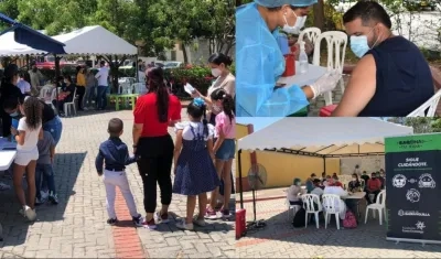 Jornada pasada de vacunación del Zoológico de Barranquilla.