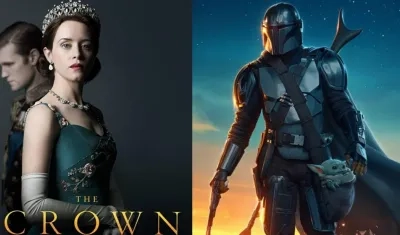 "The Crown" y "The Mandalorian".