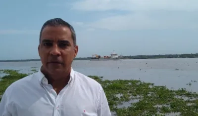 José Fernando Curvelo, Jefe de la Oficina de Asuntos Portuarios de Barranquilla.