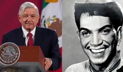 Andrés Manuel López Obrador y Cantinflas.