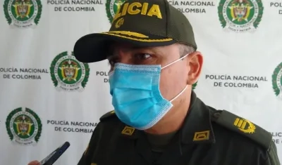 Coronel Jhon Sepúlveda, Comandante Operativo de la Policía Metropolitana de Barranquilla.