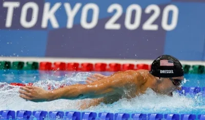 Caeleb Dressel, nadador olímpico. 