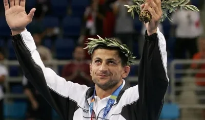 Zurab Zviadauri, judoca acusado de homicidio. 
