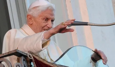 El Papa emérito Benedicto XVI.