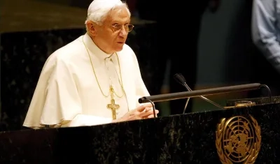 Benedicto XVI fue papa de 2005 a 2013.