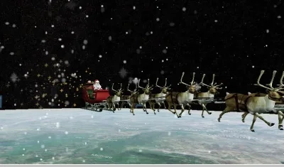 La ruta de Papá Noel es rastreada por el Comando de Defensa Aeroespacial de Norteamérica 
