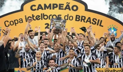 Atlético Maneiro, campeón de la Copa de Brasil. 