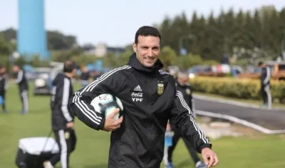 Lionel Scaloni, técnico de Argentina.