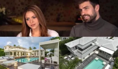 Shakira, Piqué y la lujosa mansión en Miami.