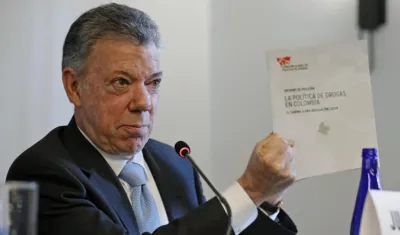 El expresidente colombiano Juan Manuel Santos.