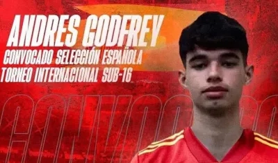 Andrés Felipe Godfrey, jugador barranquillero convocado a España Sub-16. 