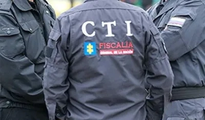 Unidades del CTI de la Fiscalía participaron en el operativo. 