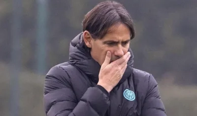Simone Inzaghi, entrenador del Inter de Milán. 