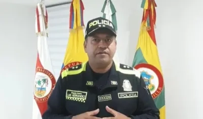 BG Luis Carlos Hernández Aldana, Comandante de la Policía Metropolitana de Barranquilla.