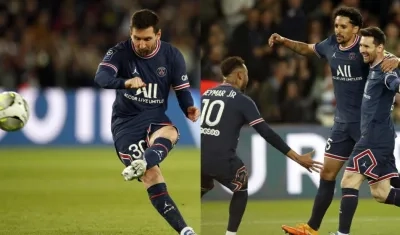 El argentino Lionel Messi dio un paso adelante tras ganar este sábado la Ligue 1.