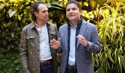 Fico Gutiérrez y Luis Felipe Henao.