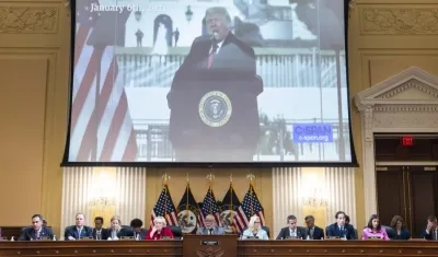 Donald Trump en un video que publicó el comité.